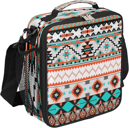 Miniatura 23 de Lonchera Flamingo para niños, bolsa de almuerzo aislada con piña para niñas y niños, bolsa de preparación de comidas congelable con correa