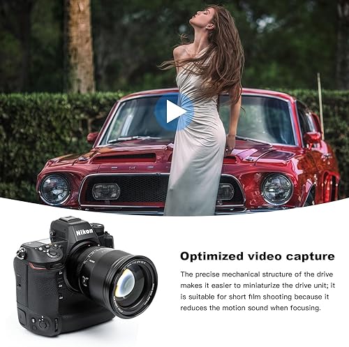 Miniatura 6 de VILTROX PRO 2.953 in F1.2 f1.2 Z Mount APS-C Lente de enfoque automático de gran apertura para cámaras Nikon Z-Mount Z5Z50Z6Z6IIZ7IIZFCZ30Z9Z8