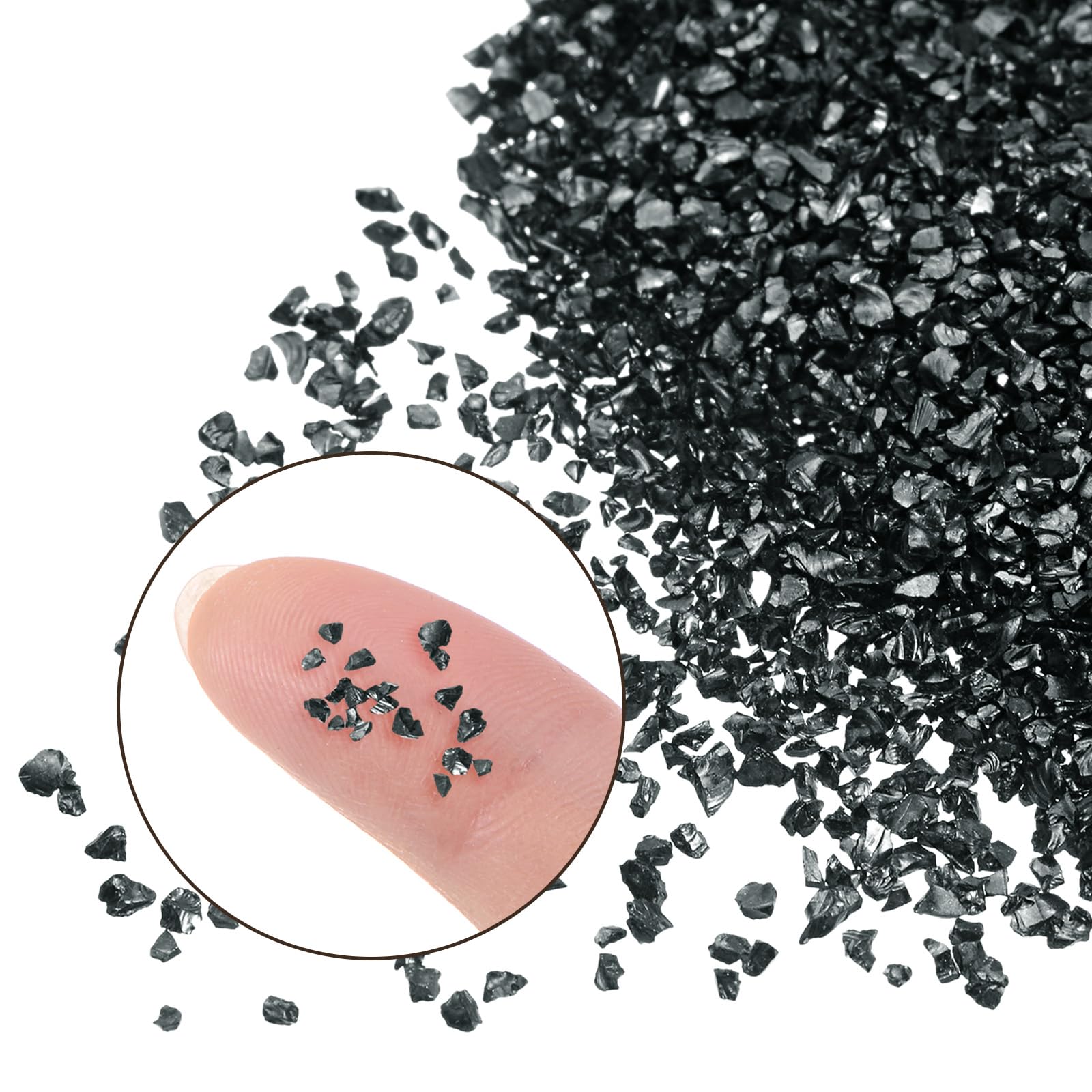 6 Colori Schegge Di Vetro Elettroplaccato - Per Decorazioni Fai Da Te - Foto 10