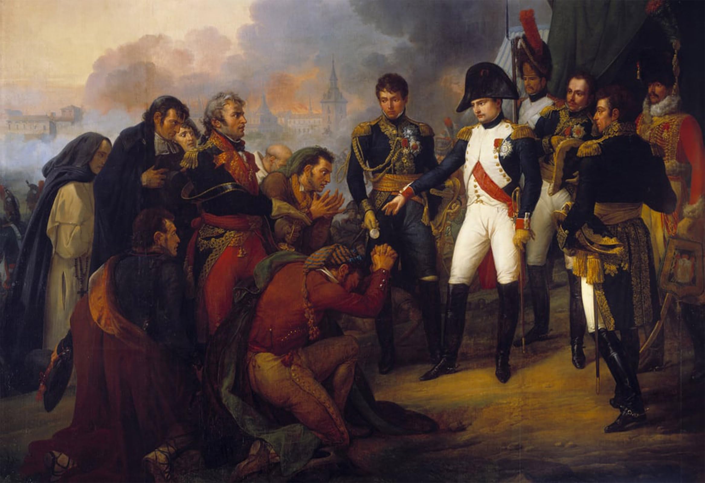 Cuadro en lienzo de Napoleón en Madrid, pintura decorativa para pared de dormitorio (60x90cm) 5
