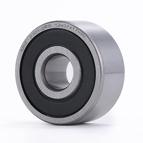 Miniatura 13 de XIKE 1 Pcs 2204-2RS Sealed Self-Aligning Ball Bearings 20x47x18mm, Lubricated and Chrome Steel Fits