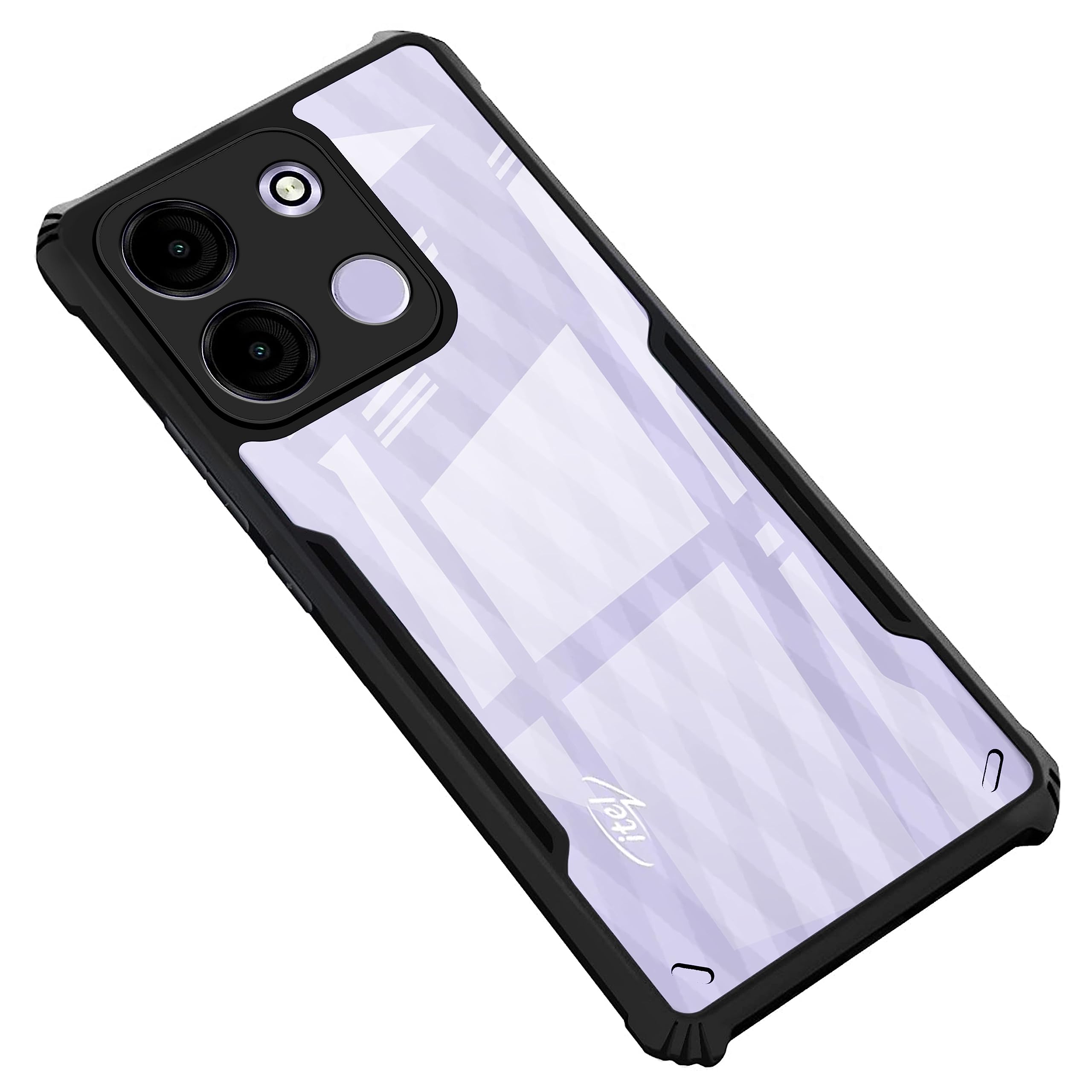 Amazon Brand - Solimo Back Case Cover for Itel A60S (Polycarbonate, Thermoplastic Polyurethane Matte Black) (B0CC54LBXF) Amazon Price History, Amazon Price Tracker