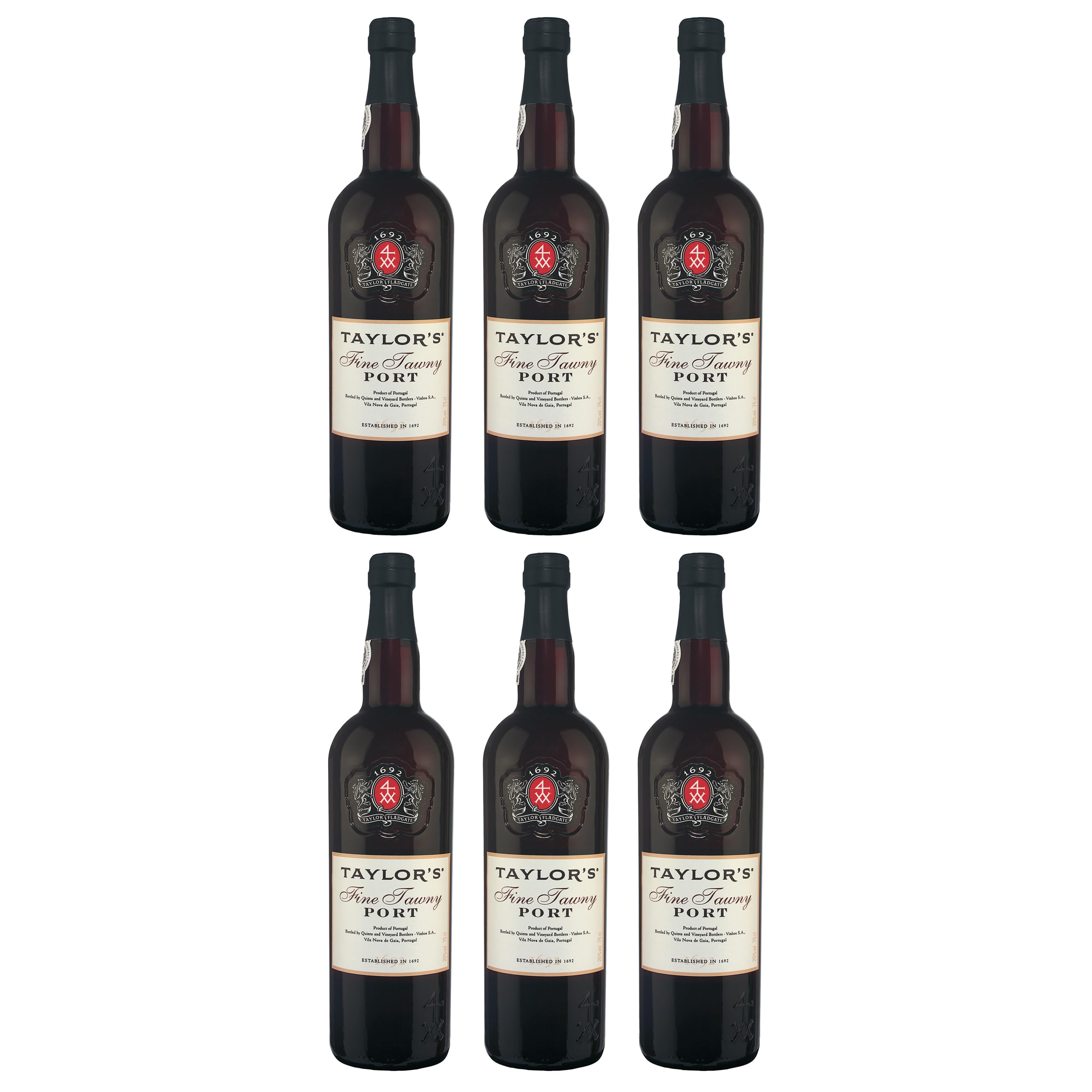 Taylor's Port Fine Tawny Port Portwein Rot süß Portugal inkl. FeinWert E-Book (6 x 0.75 l)