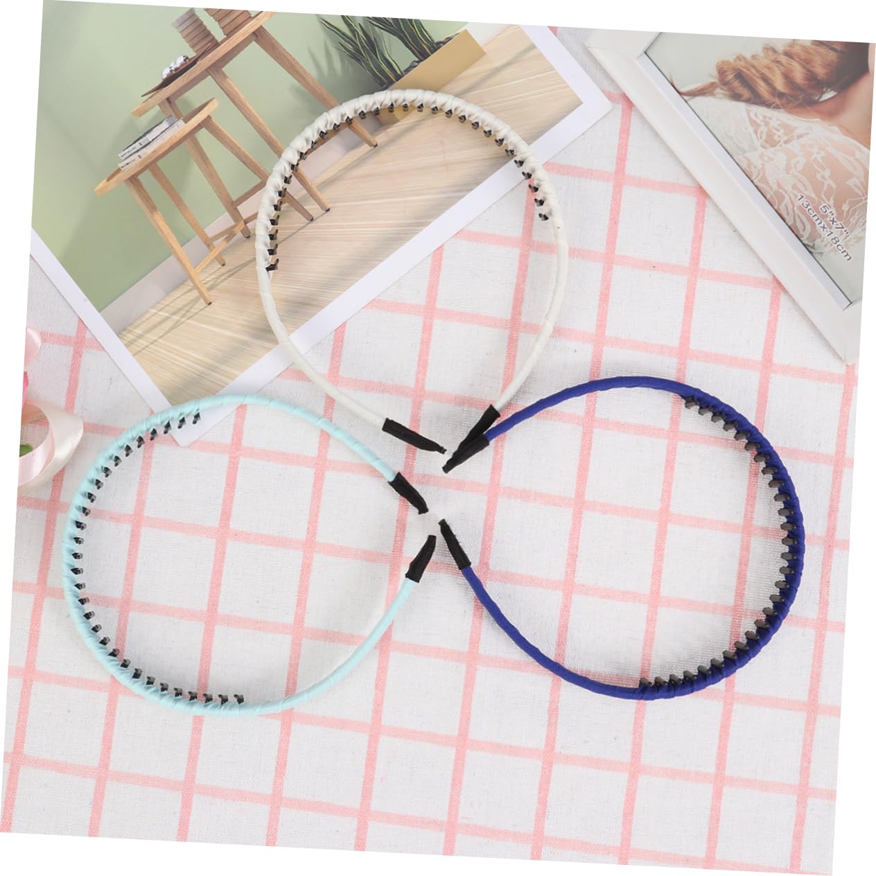 Didiseaon 27pezzi Cerchietto Toothed Headband Tessuto Da Colorati Per Ragazze e Donne Accessori Per Leggeri e Antiscivolo Perfetti Per Occasioni Quotidiane e Festive