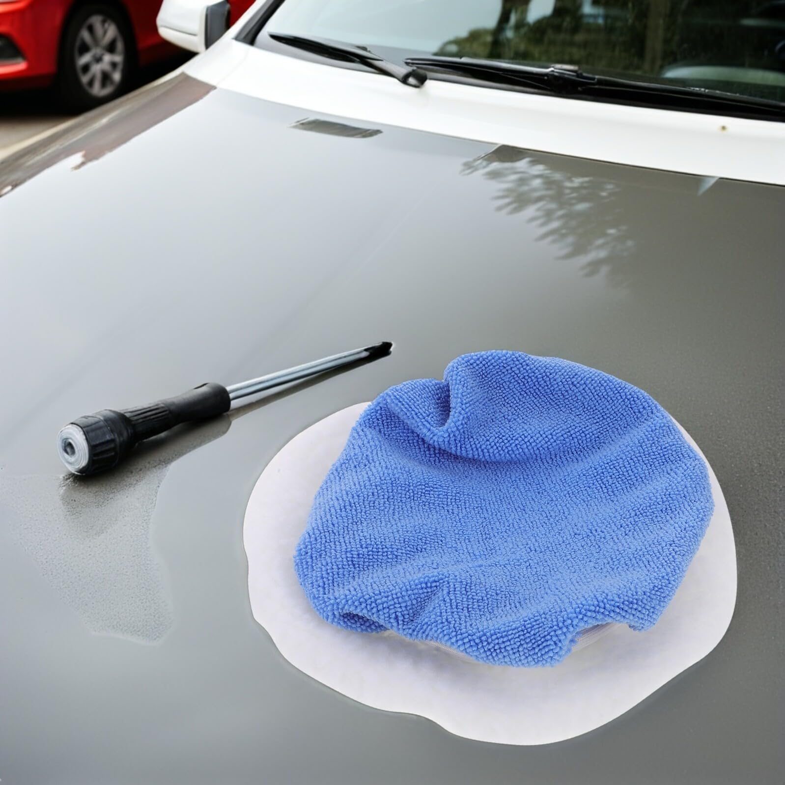 Ipetboom Kit 16 Pezzi Coperture Tamponi Auto in Fibra Cofani Lucidanti per Ceratura Veicoli Accessori per Detailing e Pulizia Carrozzeria Cura Professionale per Auto a Casa