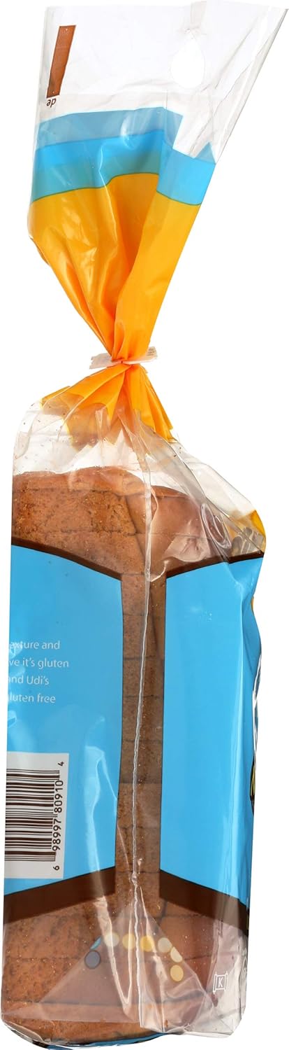 Udi's, Gluten-Free White Sandwich Bread, 12 oz [4 Pack]