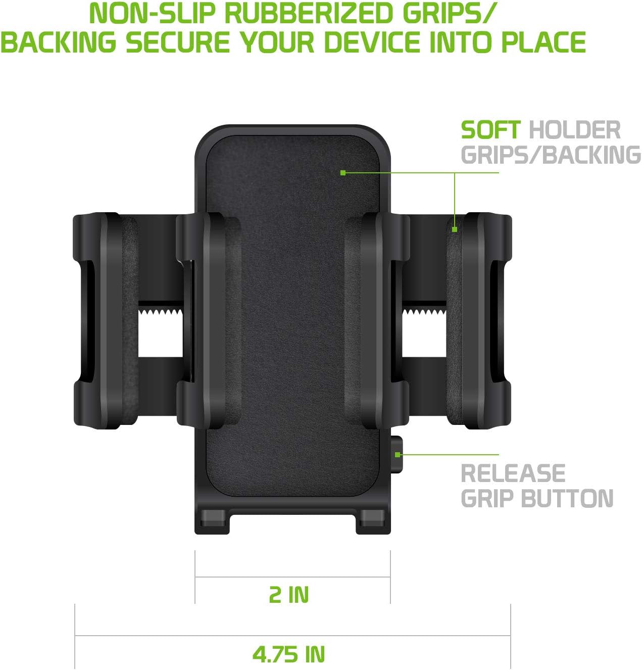 Cellet Car Cup Holder Phone Mount, Phone Holder Mount Cradle Universal Adjustable Compatible for Apple iPhone 14 Pro Max Plus, Samsung Galaxy Z Flip, Z Fold Note, LG, Moto Google Pixel (Goose Neck)