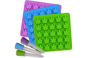 Marijuana Leaf Gummy Silicone Mold Kit