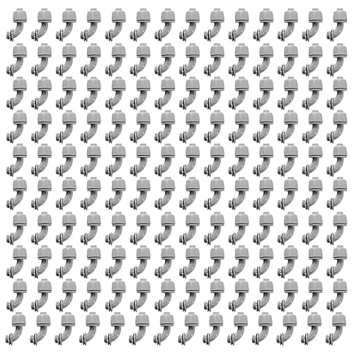 Miniatura 11 de Conector hermético líquido no metálico de 90 grados de 1/2 pulgada, para accesorios de tubo flexible eléctrico de PVC NPT, conectores no metálicos