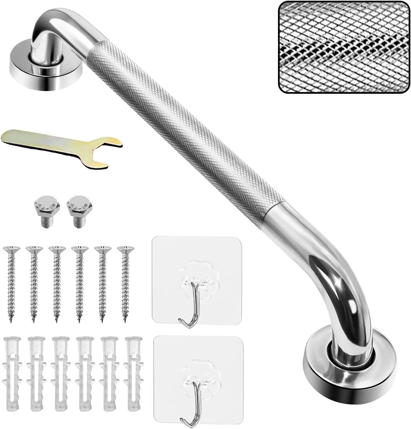 13inch / 33CM Anti Slip Bathroom Grab Bar Handle Stainless Steel