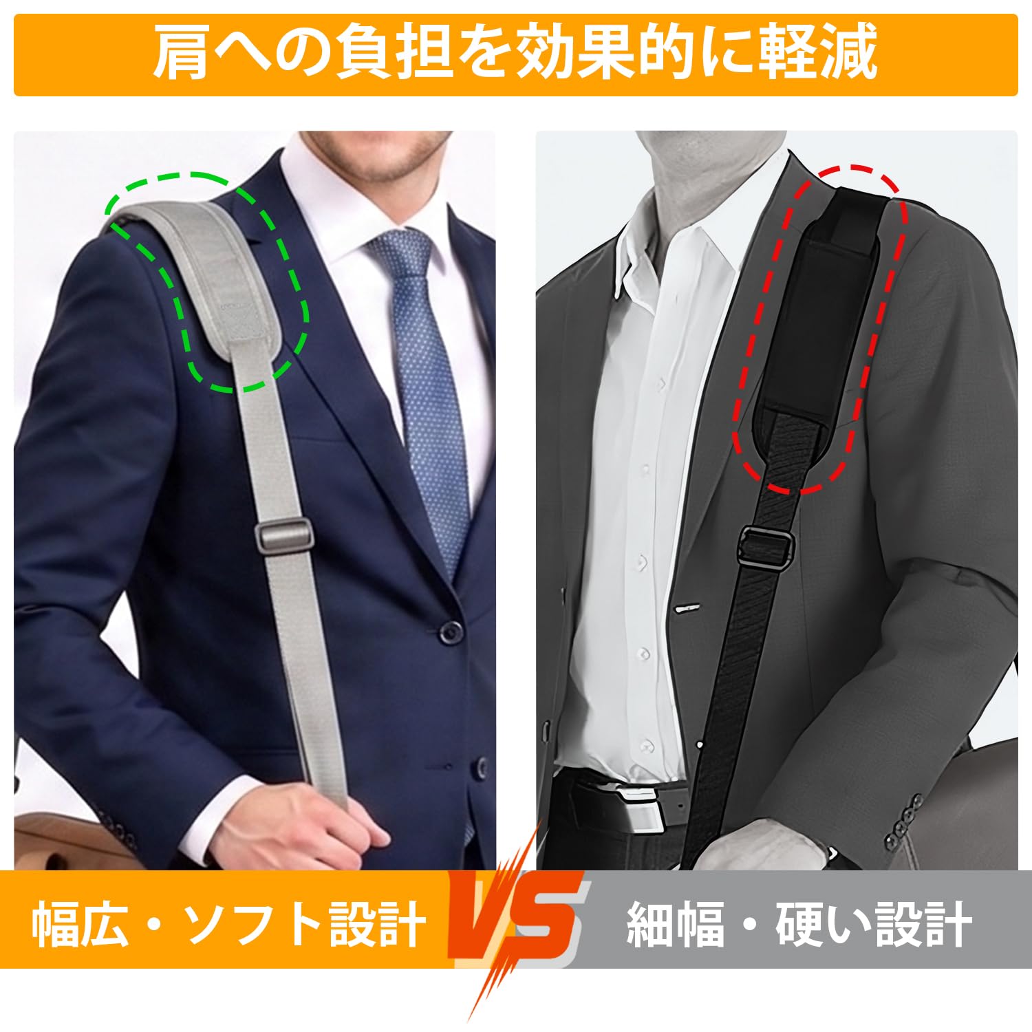 ショルダーストラップ ショルダーベルト150cm 調節可能 肩掛けベルト 3.9cm幅広 単品 水筒 ストラップ ショルダーバッグ メッセンジャーバッグ PC バッグ カメラケース ビジネスバッグ スポーツバッグ ツールバッグ など (グレー)
