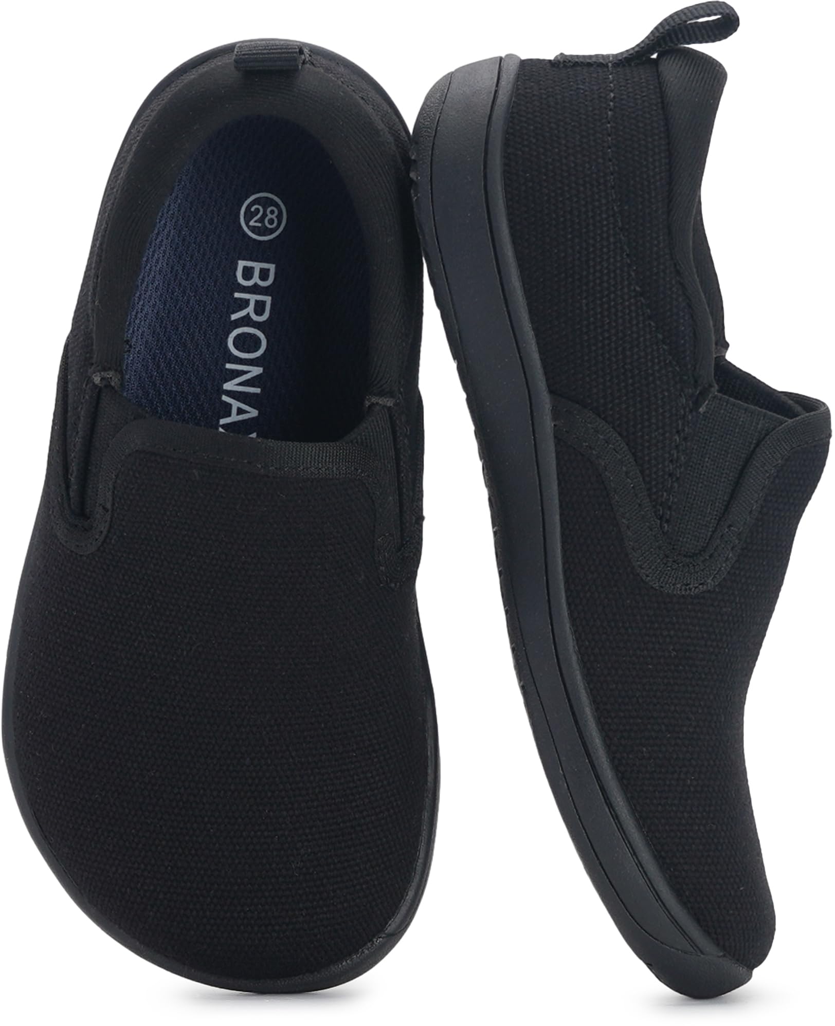 BRONAX X WHITIN Toddler/Little Kid Wide Toe Box Barefoot Shoes | Minimalist Sneakers for Boys/Girls | Zero Drop