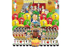 Chavo Del Ocho Party Supplies Set for Memorable Birthday Celebrations