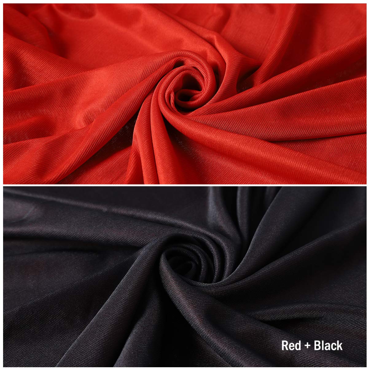 MILISTEN Dual- layer Stand Collar Cloak Cape, Cloak Masquerade Party Cape Costume, Halloween Vampire Costume Cosplay - Image 2