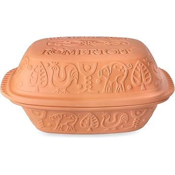 romanertopf clay roasting dish and steamer