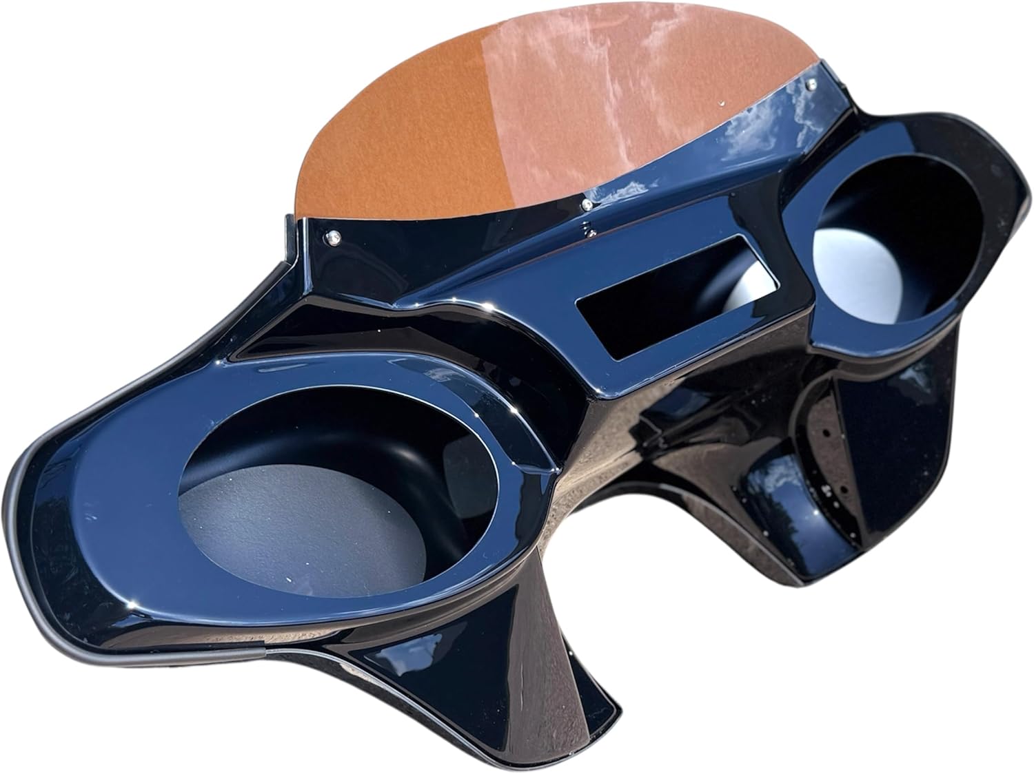 Suzuki VL800 Boulevard Batwing Fairing W/ Tinted Windshield Stainless Steel Mounting Braclets 6x9 Speaker Cutout