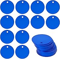Vista 11 de StayMax Etiquetas redondas de aluminio en blanco para estampar espacios en blanco para grabar, paquete de 25 (plata)
