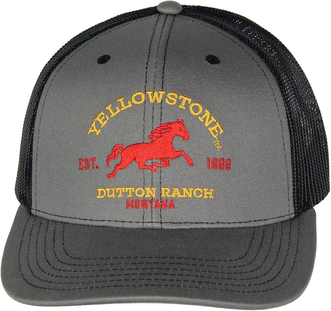 Casquette Snapback Vintage Montana Pride Années 80 - Grise, Chevaux, Agriculture, Made In USA