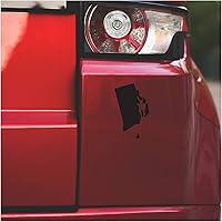 Vista 79 de Silueta del estado de Underground Printing - Calcomanía de vinilo de orgullo del estado de EE.UU.