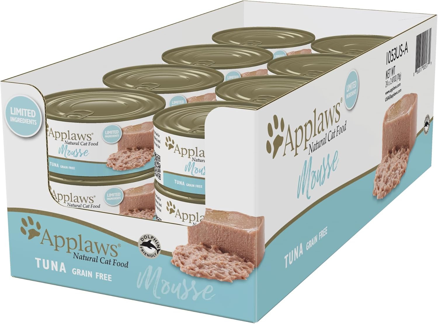 Applaws Limited Ingredient Chicken Mousse Cat Food, 24 Pack, 2.47oz