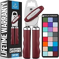 Vista 24 de Zulay Kitchen Abrelatas manual con abrebotellas con perilla giratoria