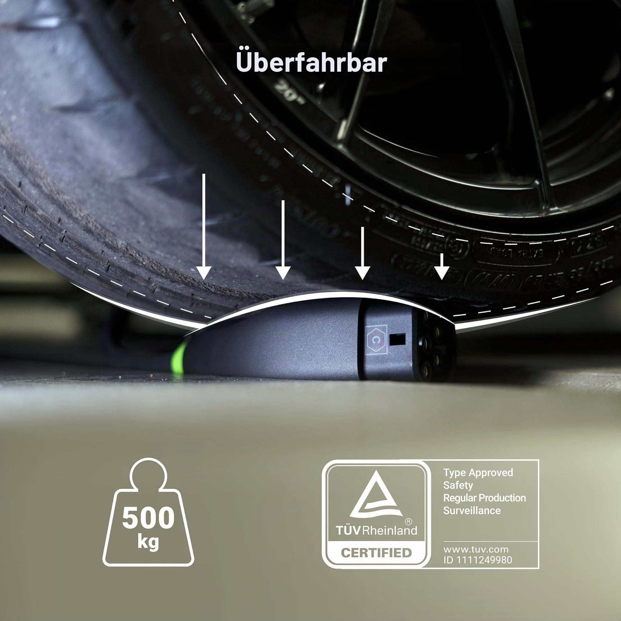 Green Cell GC Snap Typ 2 Ladekabel 11kW 7m 16A für EV Elektroautos Typ 2 auf Typ 2 3-Phasig TÜV Kompatibel mit Model Y 3 S X, ID.3, ID.4, ID.5, Q4 e-tron, 500e, IONIQ 5, Kona EV inkl. Premium Koffer