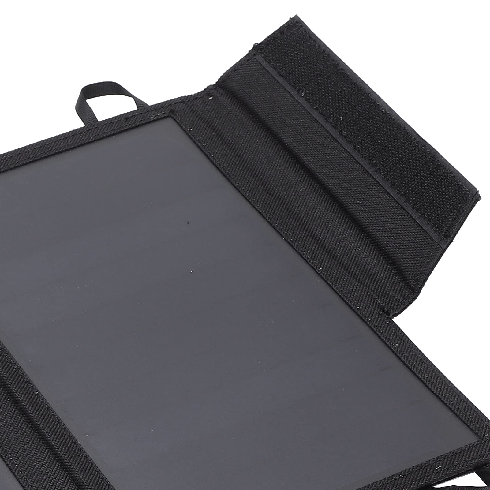 KANASI Cargador Solar Plegable, 15W, Doble USB, portátil para Acampar, Senderismo, teléfonos, tabletas y Otros Dispositivos.