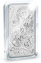 Leuchtturm 368473 Capsules for Ultra Coins 1 oz Silver Dragon Rectangular - Pack of 10, 4.8 x 2.8 cm, Crystalline Acrylic