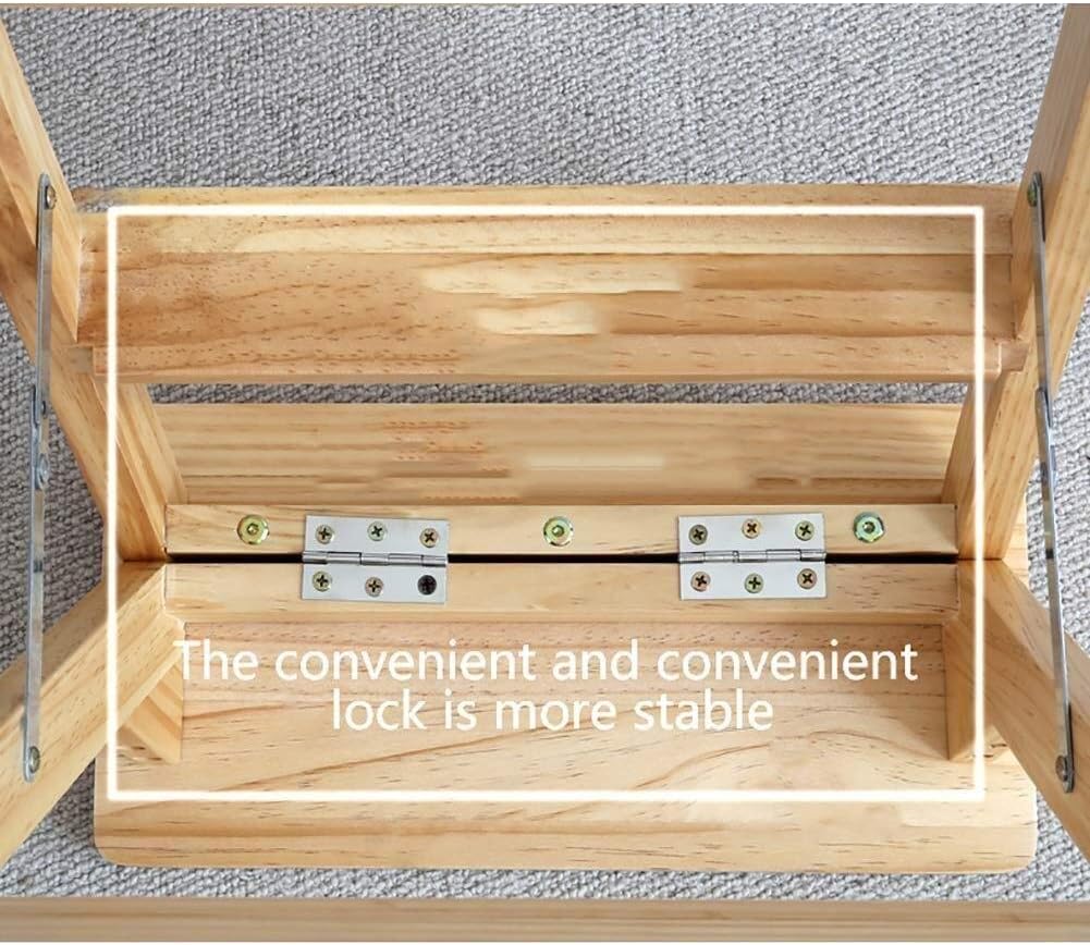 Folding Step Stool Portable Bench for Kitchen High Stool with Foldable Ladder