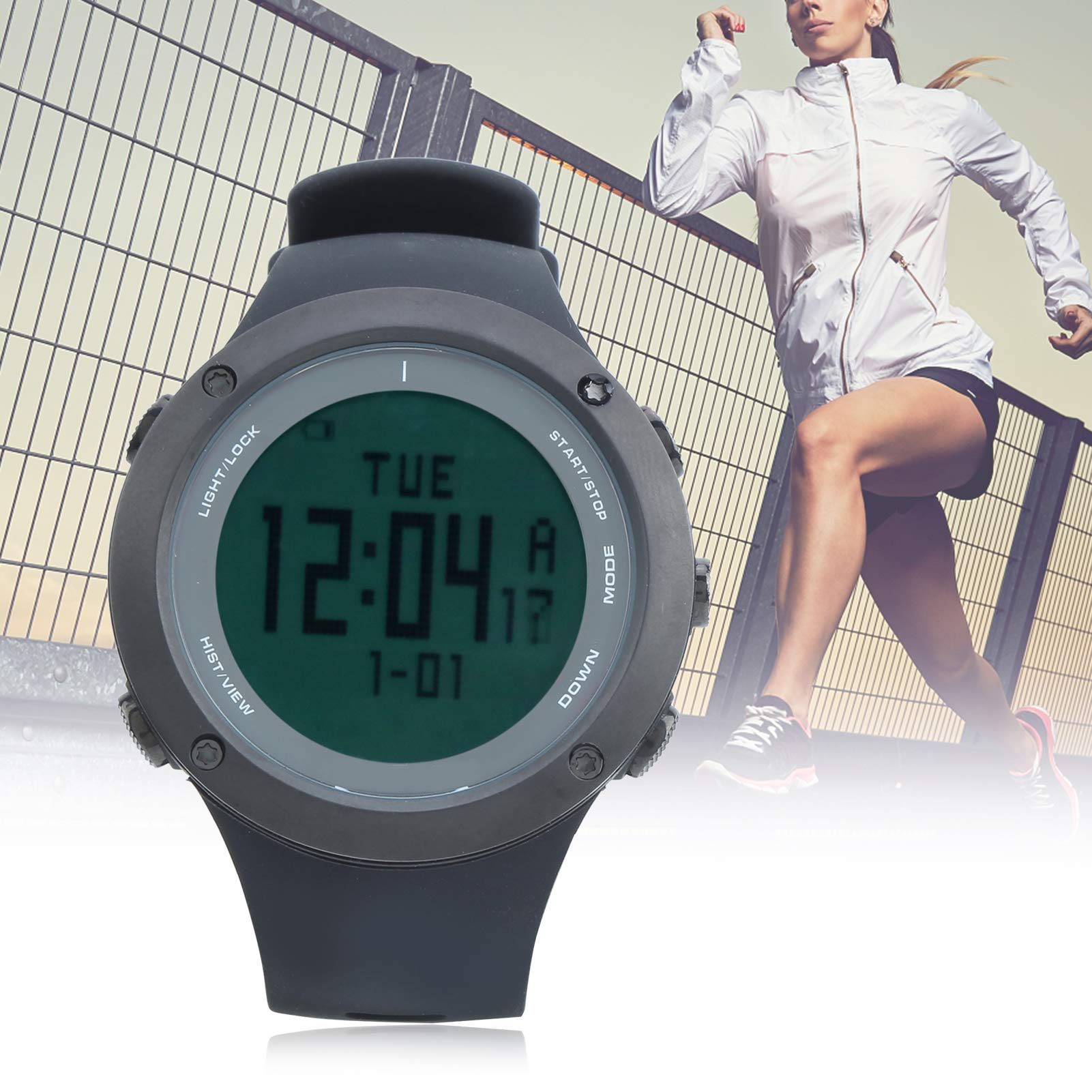 FR730 Reloj de Buceo Profesional Reloj de Snorkel Impermeable 100 M con Medición de Profundidad Altímetro Barómetro Brújula para Deportes Subacuáticos Natación Marco de Ace