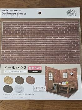 Amazon.co.jp: amifa ドールハウス シート 壁紙 床材 ぬい活 Amazon.co.jp: amifa ドールハウス シート 壁紙 床材 ぬい活
