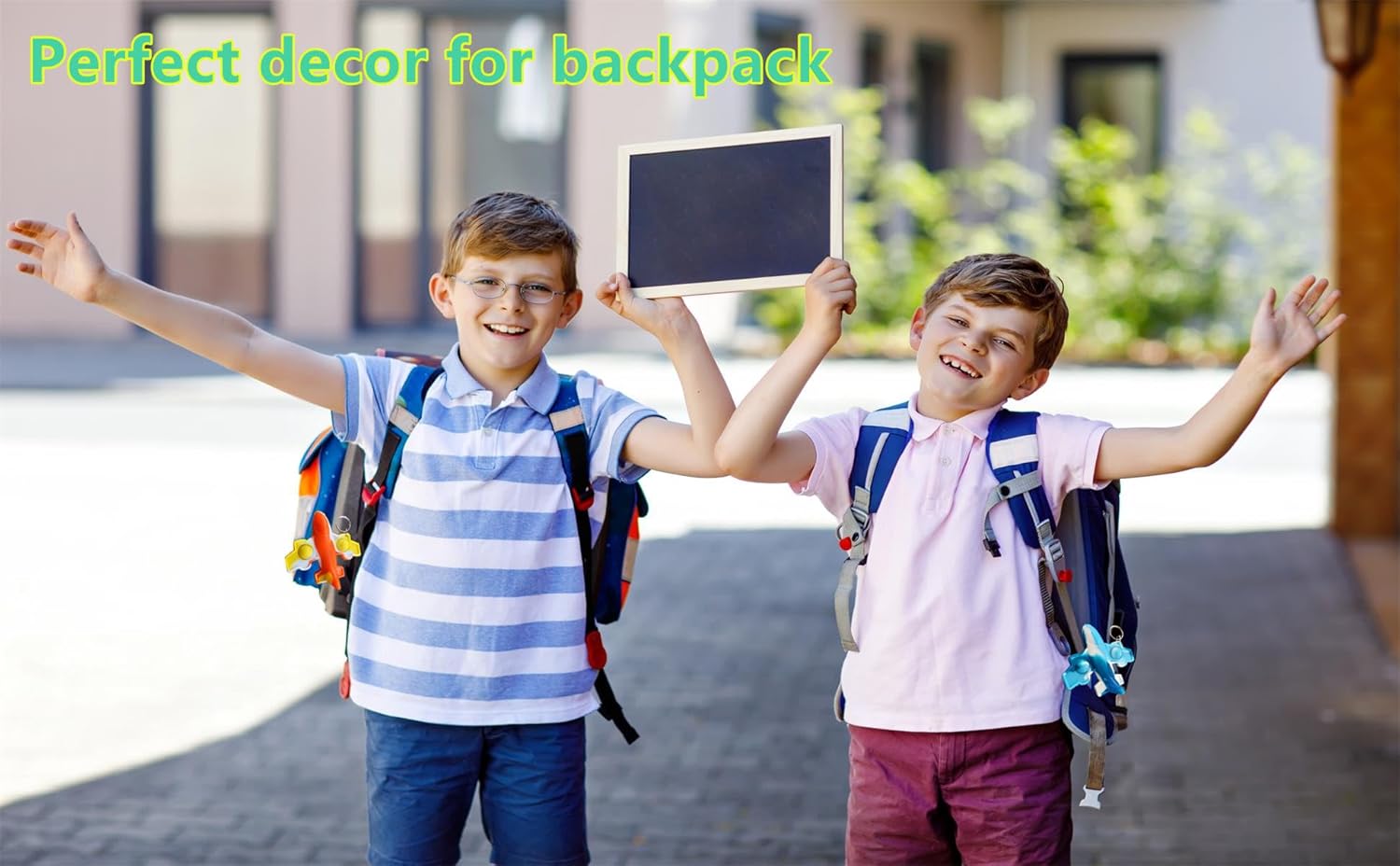 100 Packs Airplane Mini Pop Fidget, Autism Sensory Birthday Birthday Party Favors Gift for School Classroom, Adult and Kids