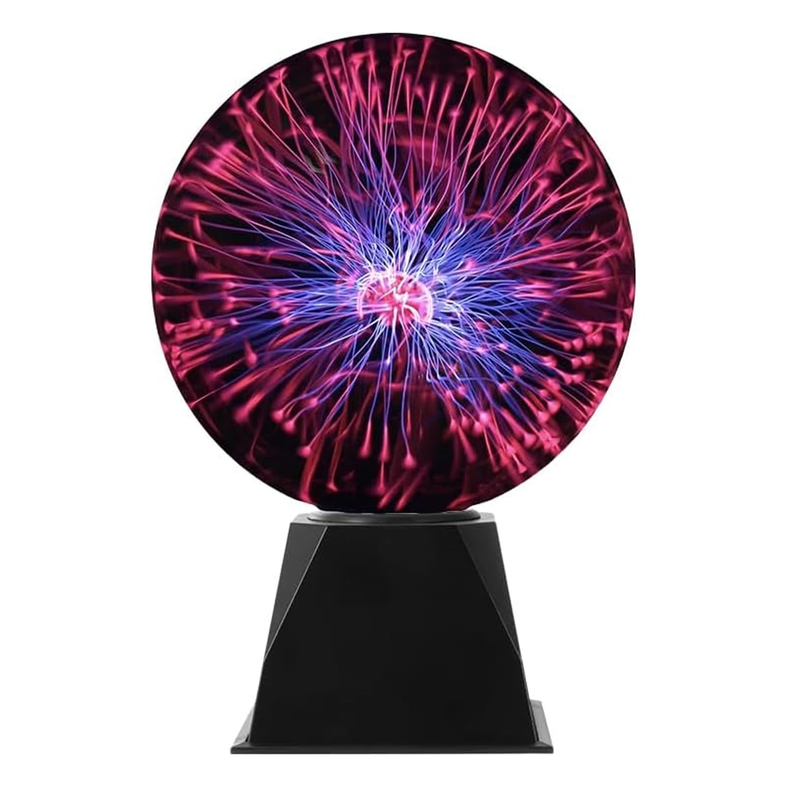 Lámpara de globo de plasma, control táctil y de voz con sensibilidad al sonido, ideal para fiestas, decoración del hogar y regalos