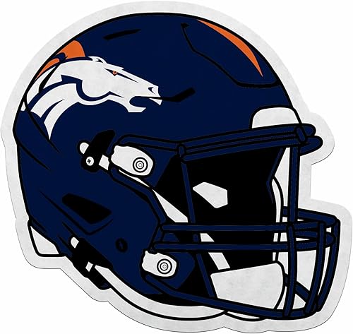 Vista 28 de Banderín de corte en forma de casco de fútbol de la NFL, decoración del hogar y la sala de estar, fieltro suave EZ para colgar