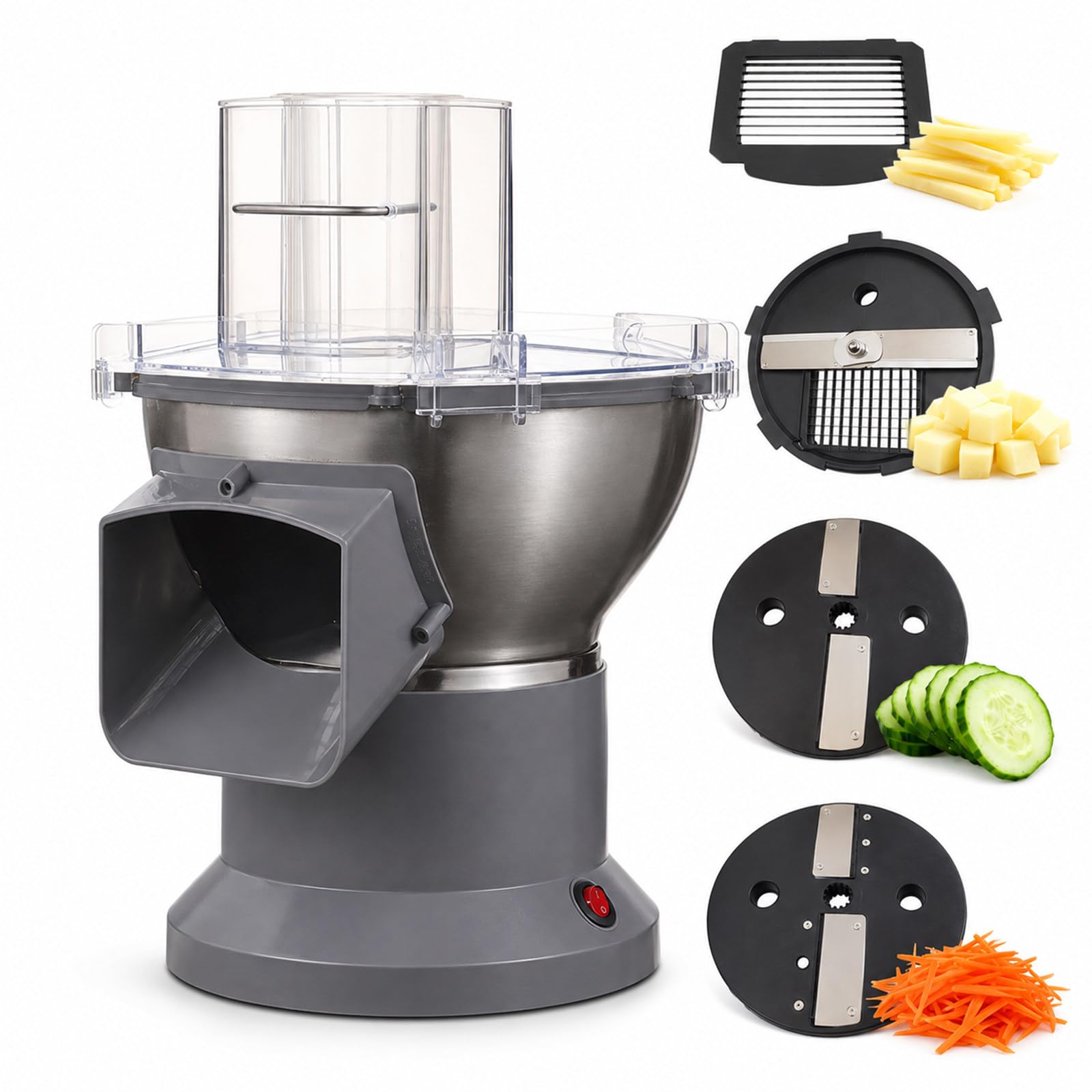 Tagliaverdure Elettrico Professionale 4 in 1