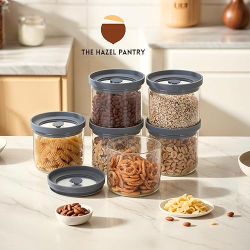 Miniatura 9 de Recipientes herméticos de vidrio con tapas de silicona, recipientes de borosilicato sin BPA para preparación de alimentos, almacenamiento, alimentos