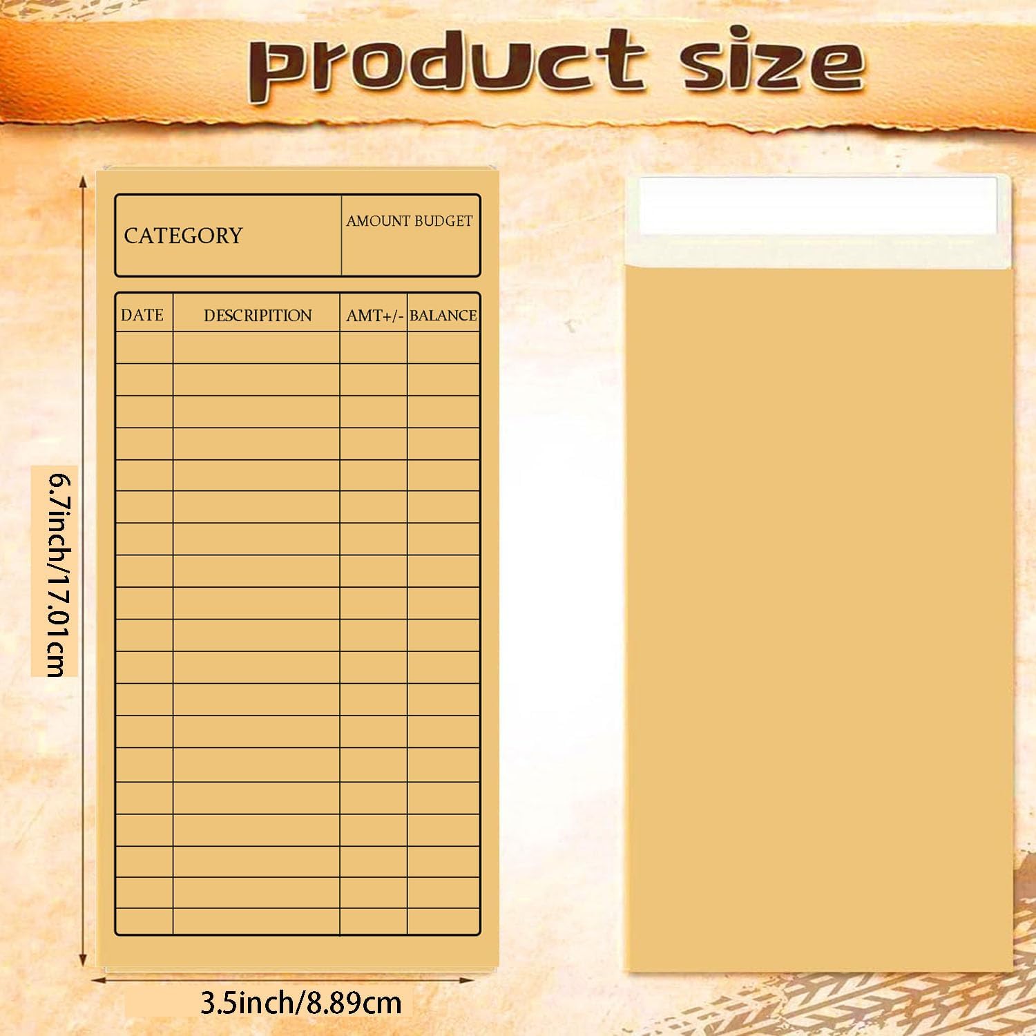 Master Your Budget: 50Pcs Cash Envelopes for Smart Savings