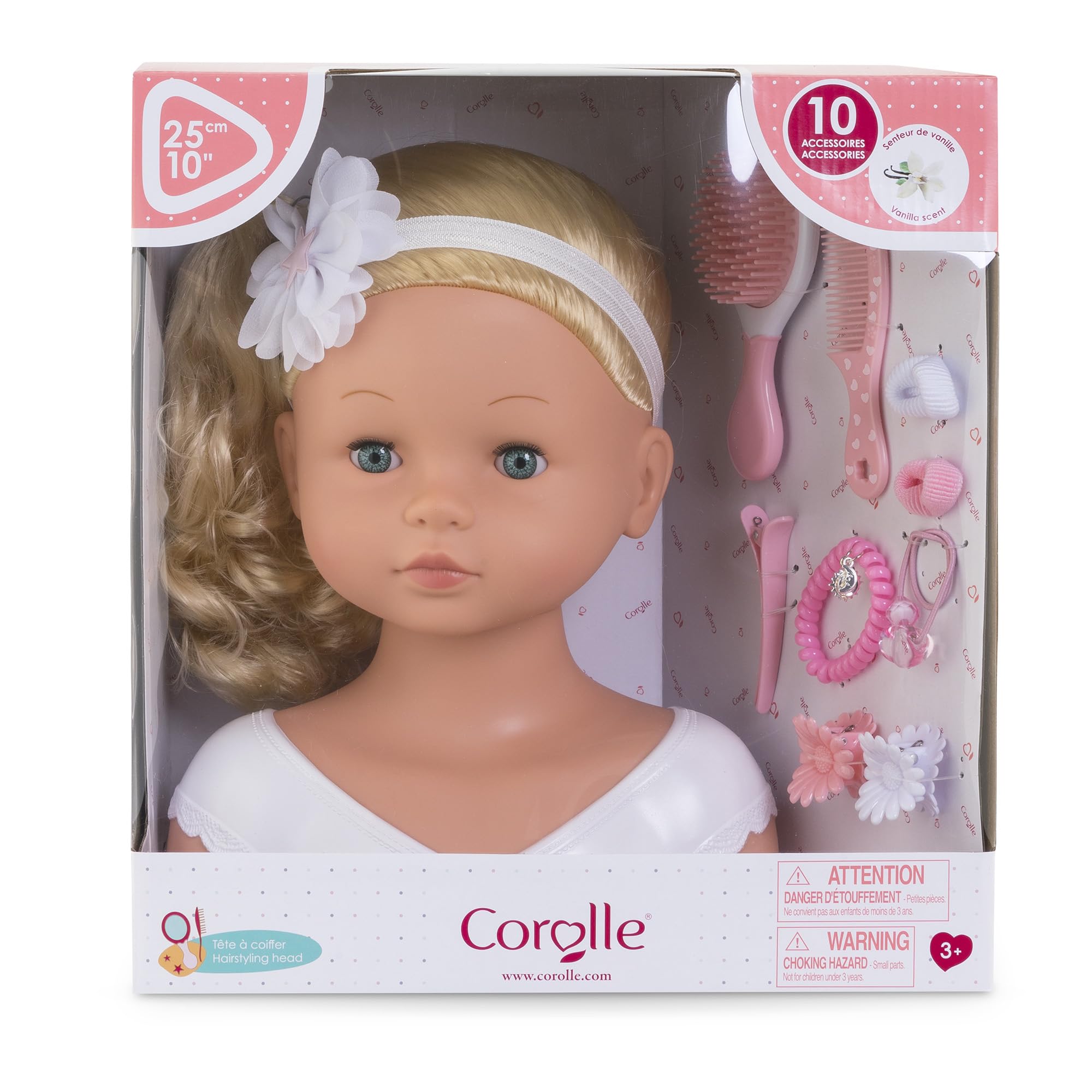 Tete a coiffer - COROLLE - 10 Accessoires - Des 3 ans
