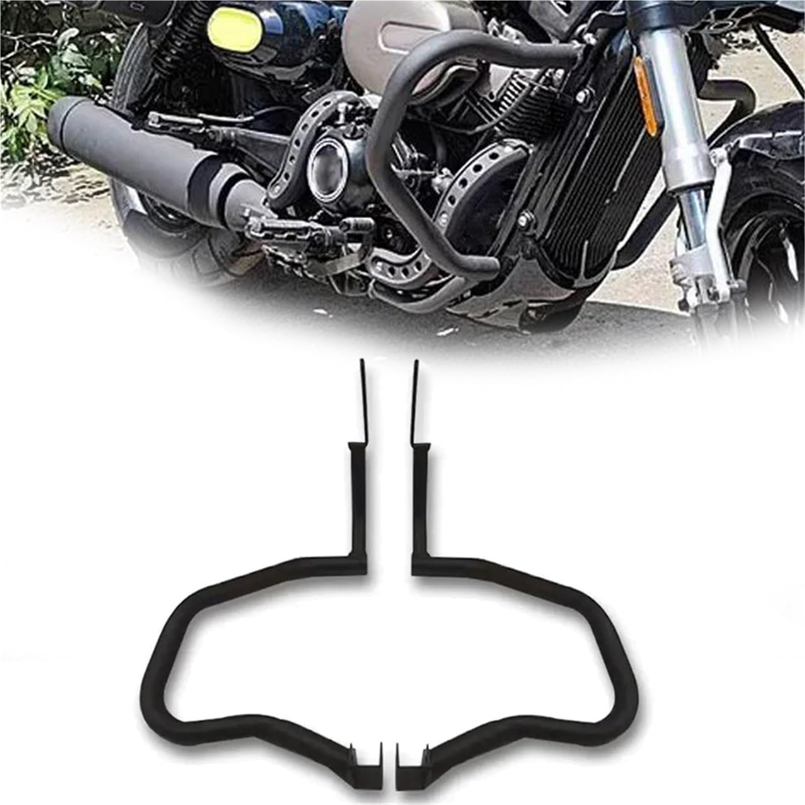 Barres de protection HYOSUNG Aquila GV300S : pare-chocs moteur et cadre moto