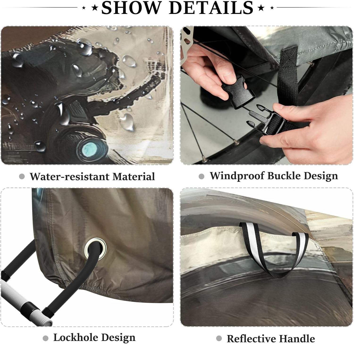 ALAZA Cute Cyberpunk Monkey Bike Cover Waterproof Outdoor Ebike Bicycle Covers Tarp Protection for 1/2 Bikes, Sun UV Dust Wind Proof