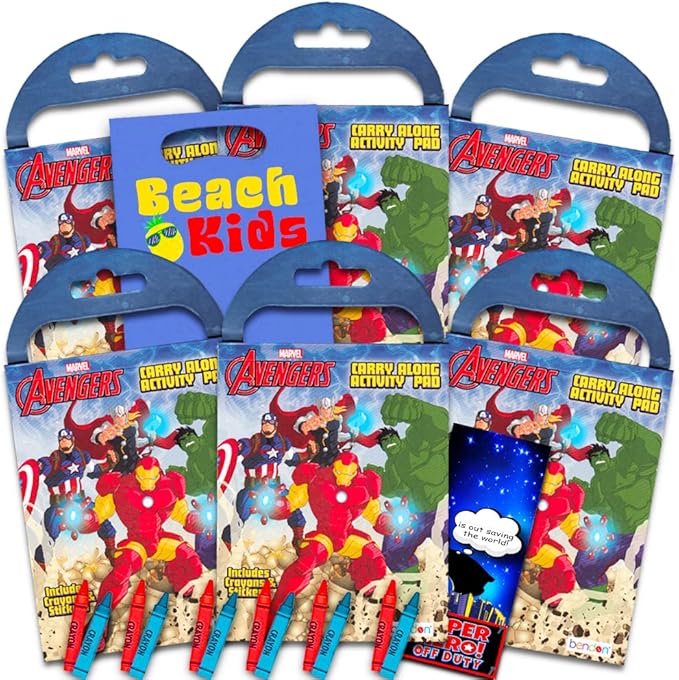 Marvel Avengers Party Favors Pack Bundle of 6 Avengers