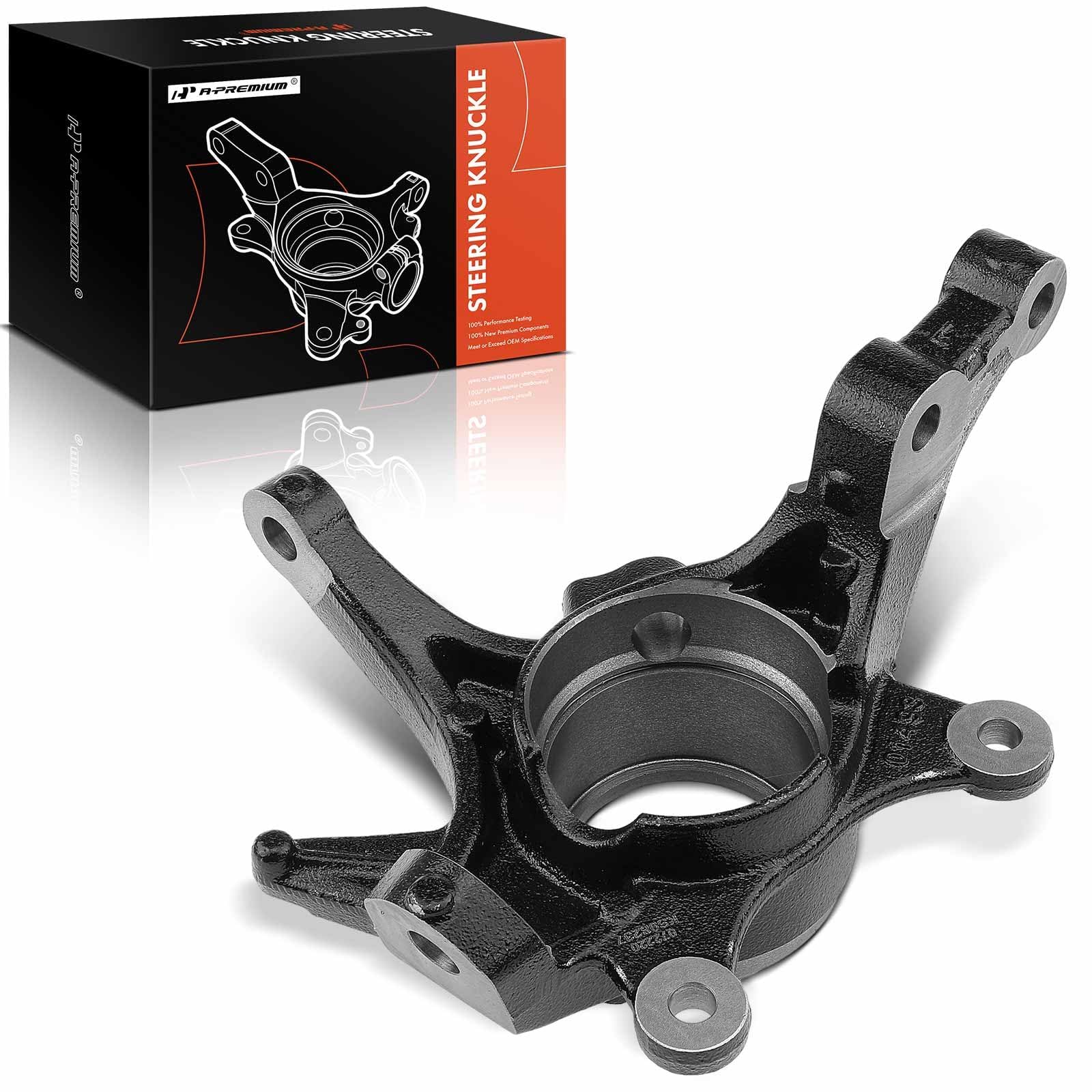 A-Premium Front Suspension Steering Knuckle Compatible with Hyundai Elantra, Elantra GT, Veloster, 2013 2014, Left Driver Side