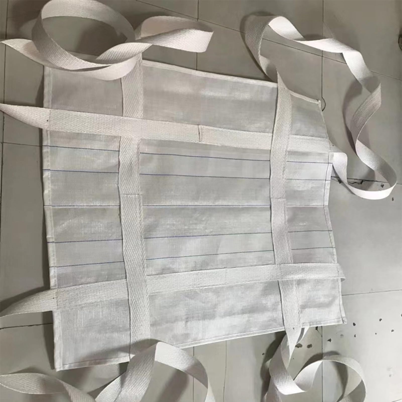 Filet de levage suspendu en toile sac-plateau de manutention