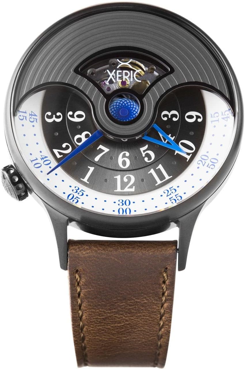 Xeric Men's Evergraph Automatic Limited Edition Gunmetal Brown Watch