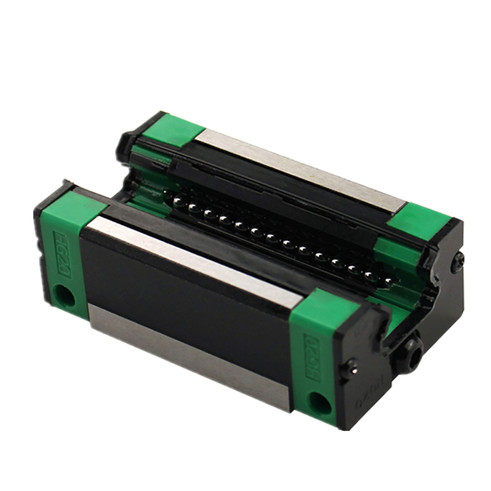 HGR 20-200mm Linearführung 2 Stücke mit 4 Gleitblöcken für 3D Drucker CNC Maschine