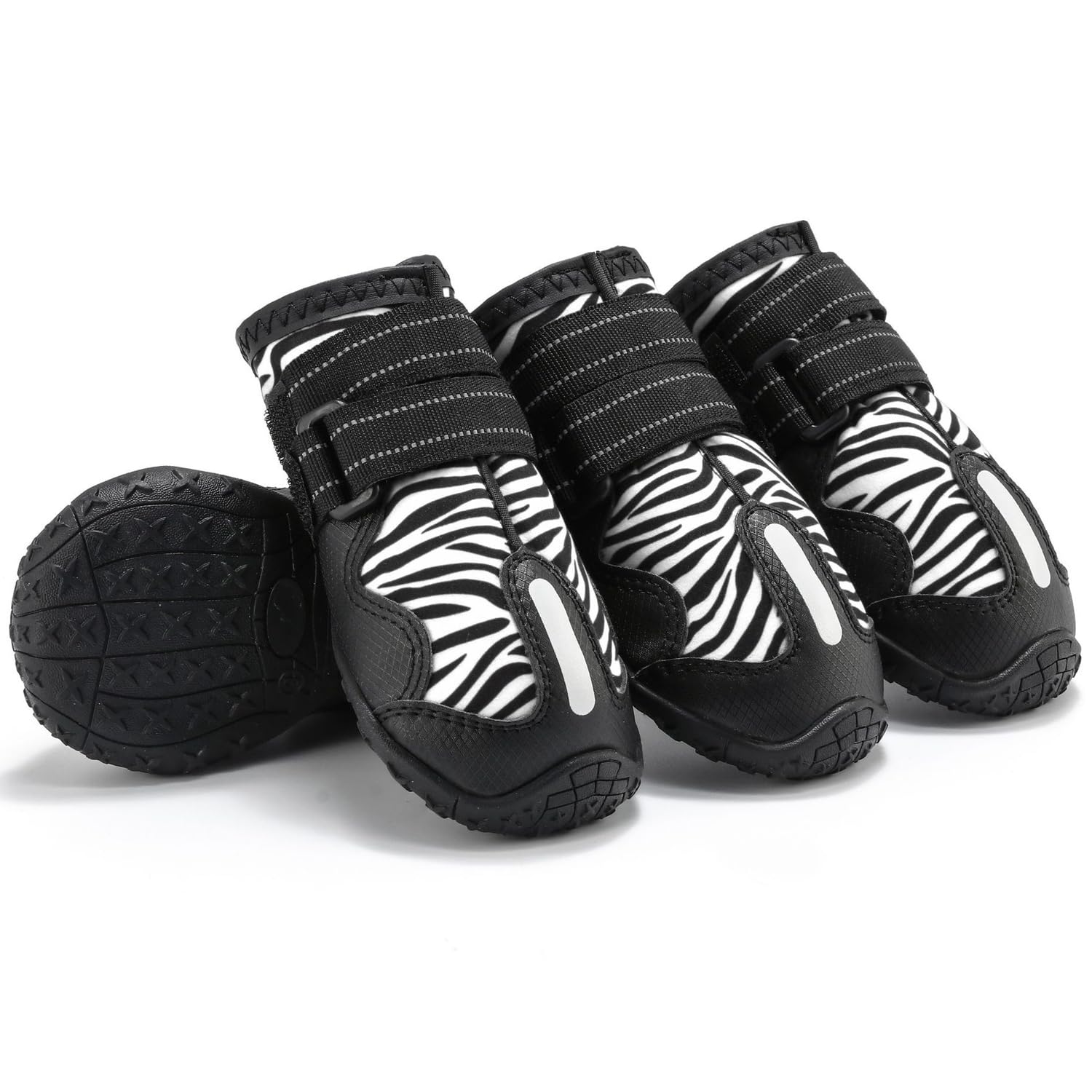 Bottes imperméables pour chien antidérapantes durables et réfléchissantes pour l'hiver