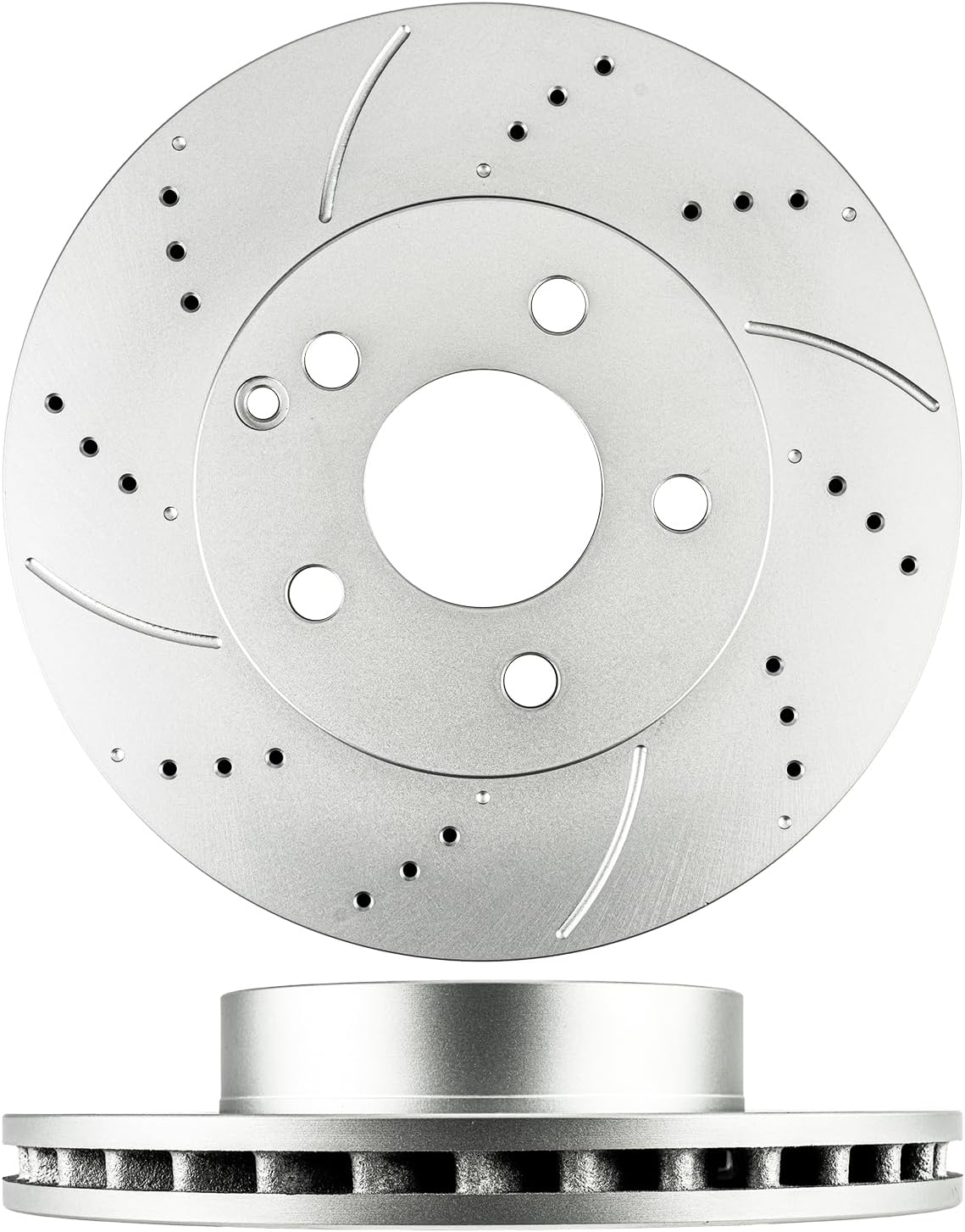 KAX 11.62in Front Disc Brake Rotors Pair Replacement for Mercedes-Benz C300 2008-2012, Mercedes-Benz C250 2012-2015, Automotive Replacement Brake Rotors