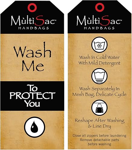 Miniatura 8 de MultiSac Bolso cruzado North South Mini con cremallera alrededor