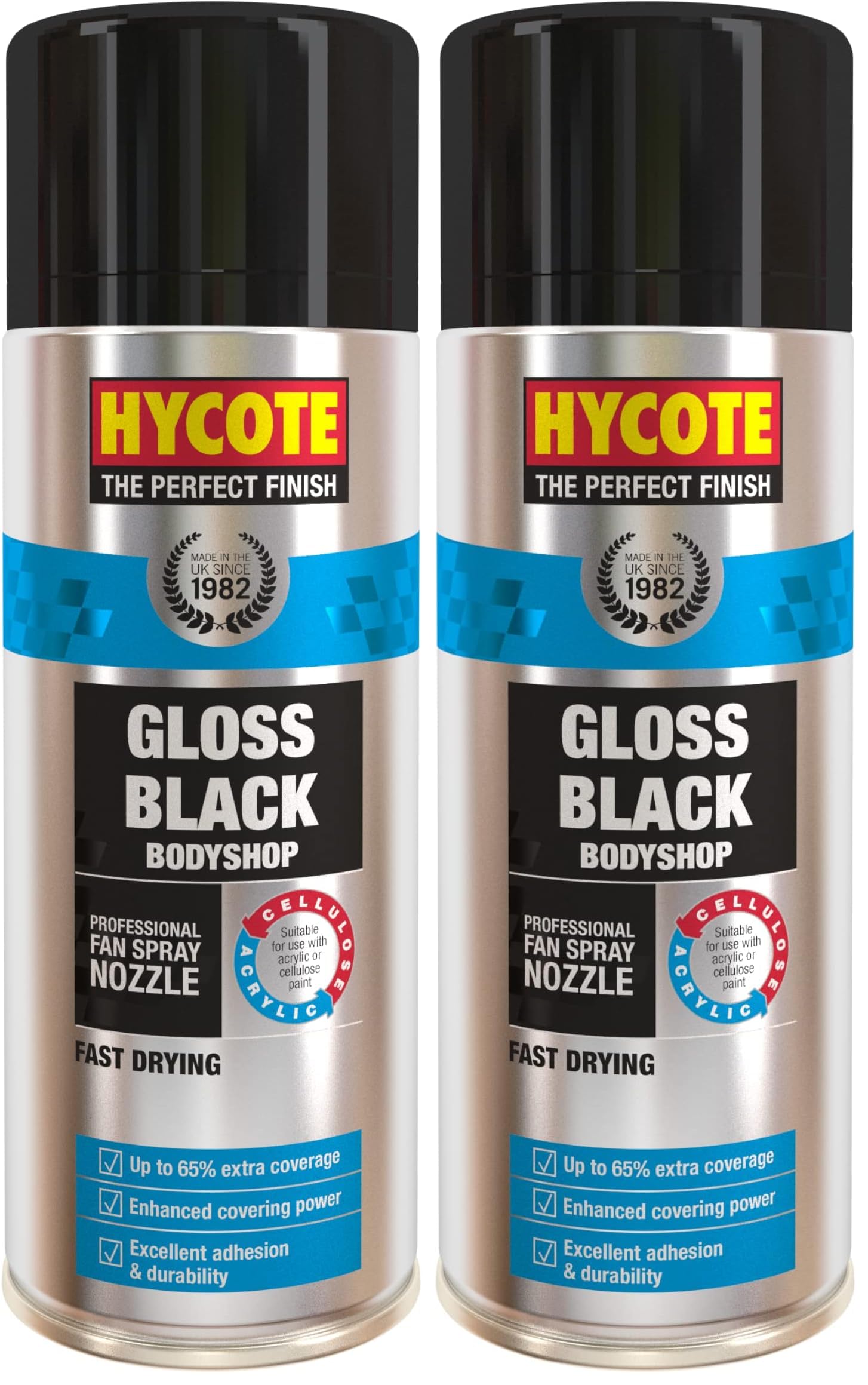 Gloss Black Hycote XUK432 éliminer les rayures de carrosserie avec ce lot de 2