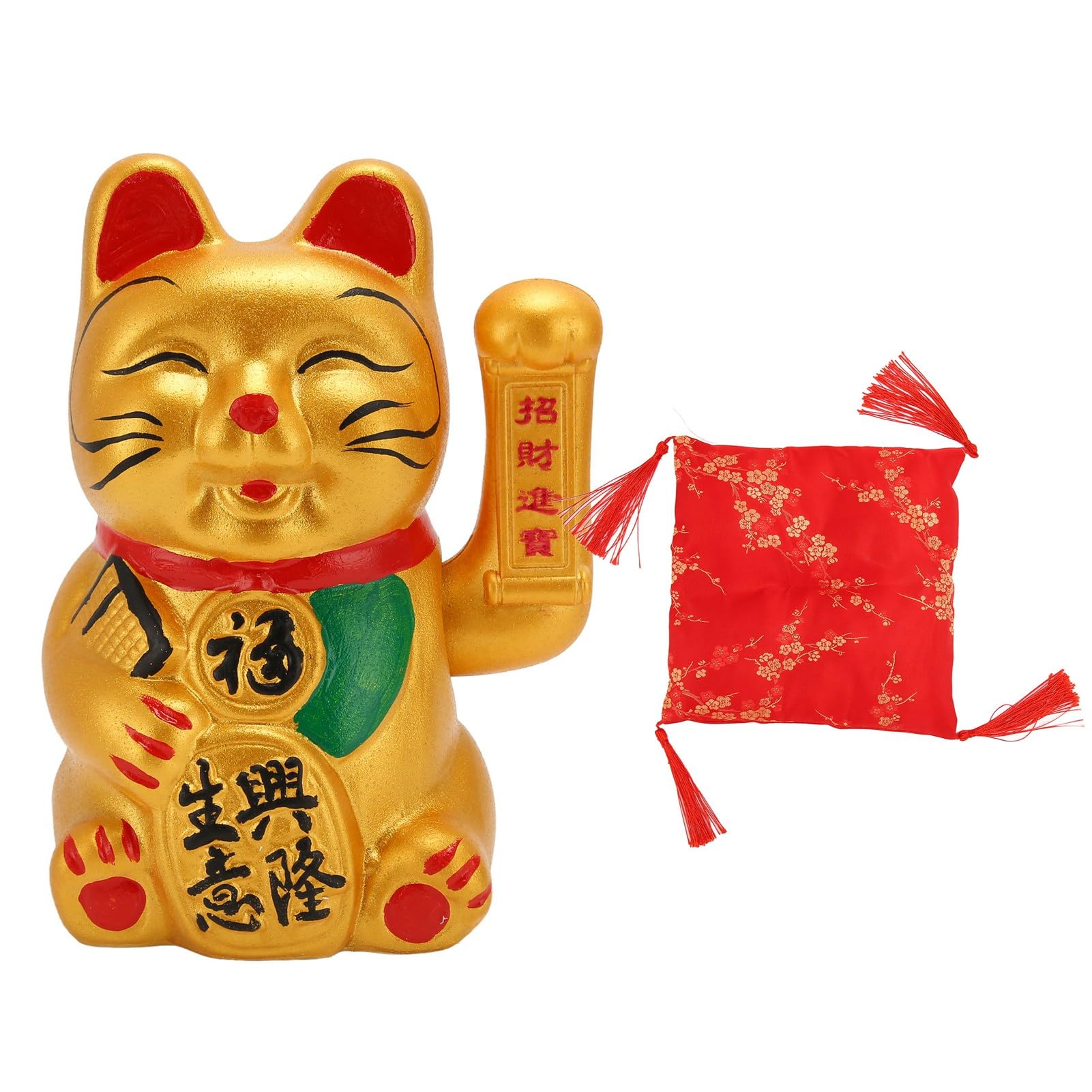 Chat de la fortune dore Pilipane pour une decoration zen de restaurant asiatique
